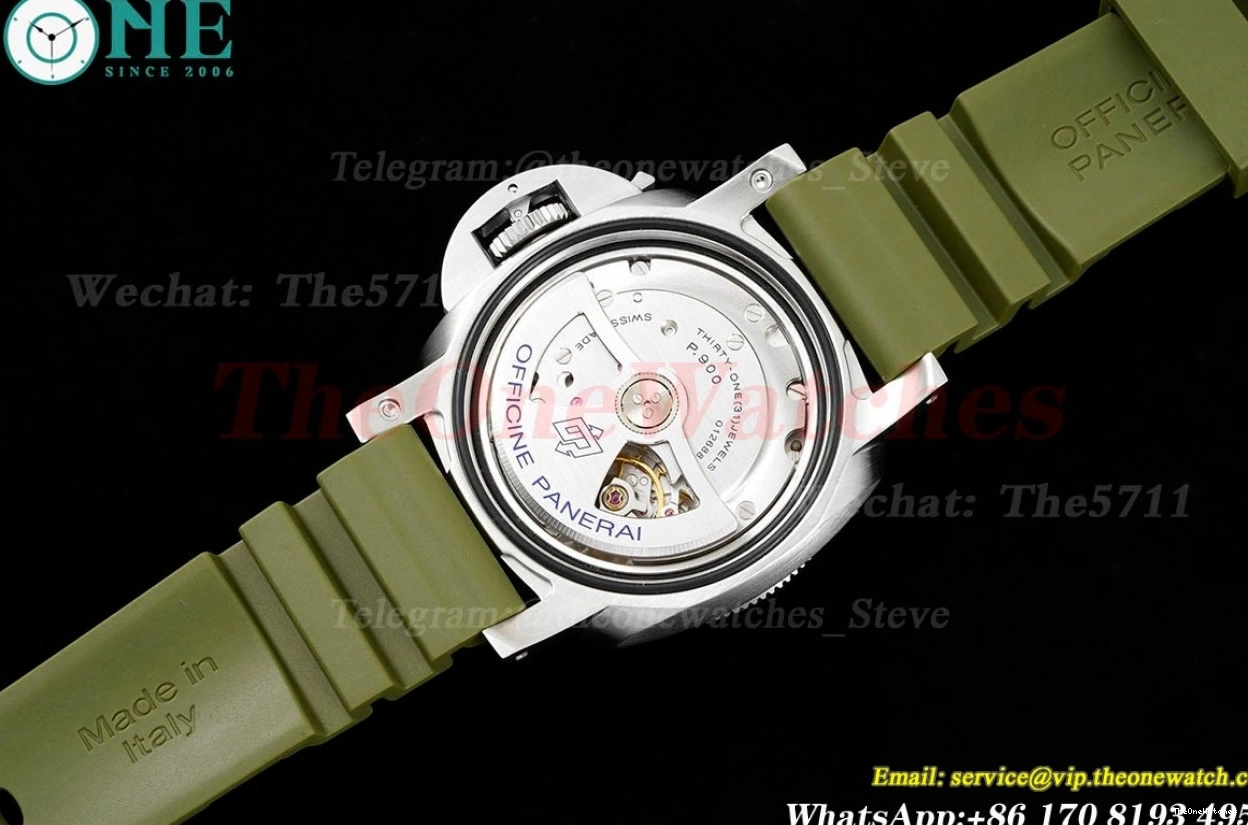 SS VSF Verde P900 RU Submersible 42mm PAM1055 Milit Green 0412